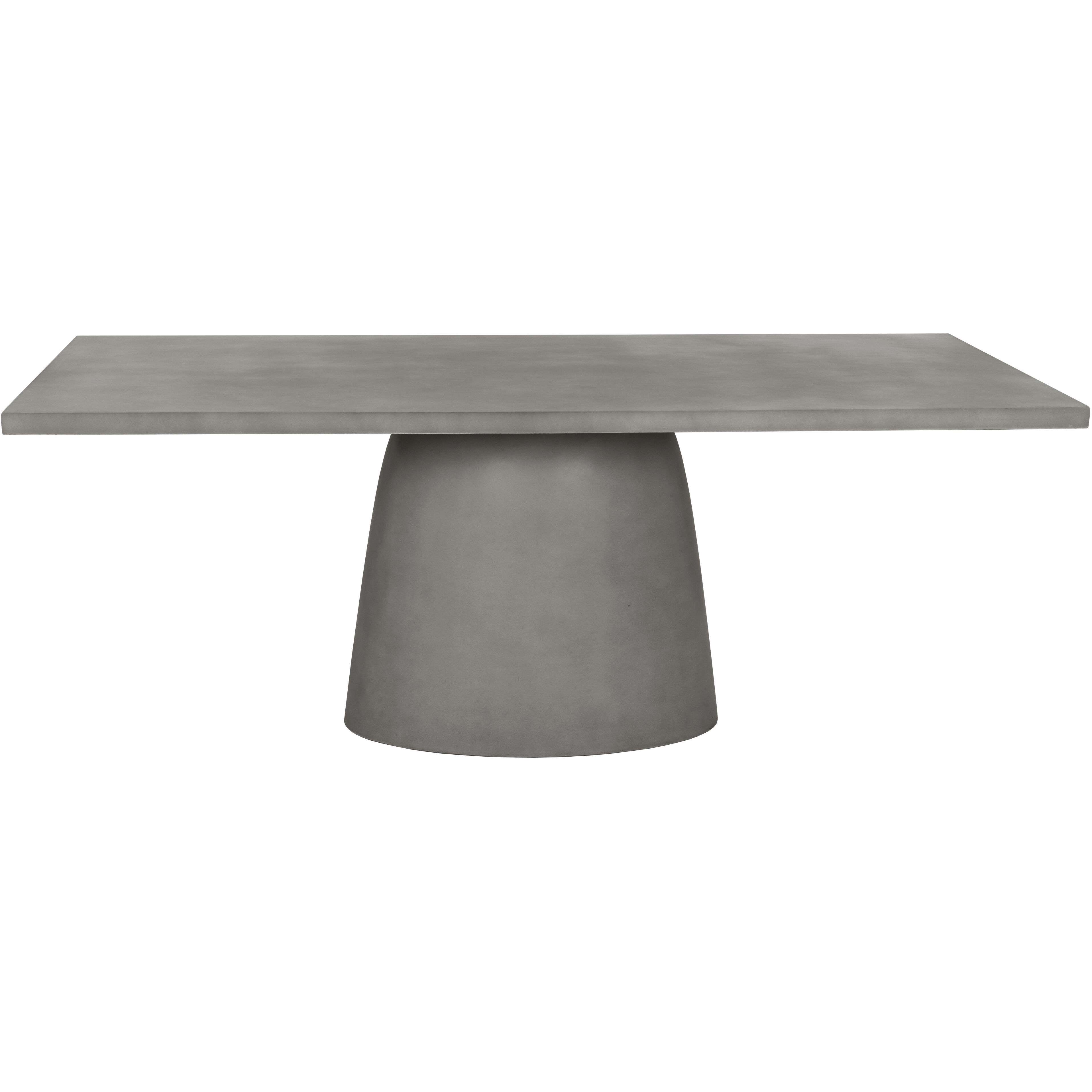 Cavallini 79 X 43 inch Light Grey Outdoor Dining Table